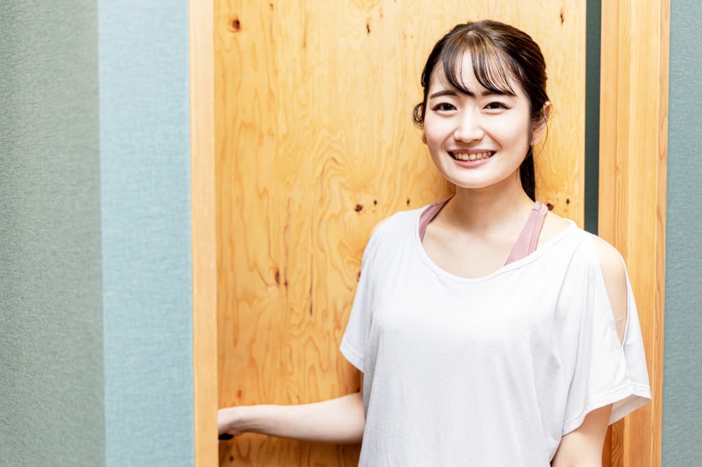 男女別の更衣室